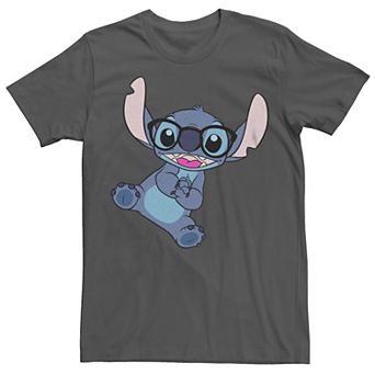 Disney's Lilo & Stitch Juniors' Alien Glasses Boyfriend Graphic Tee