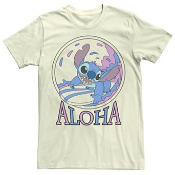 Disney's Lilo & Stitch Juniors' Aloha Surf Circle Boyfriend Graphic Tee
