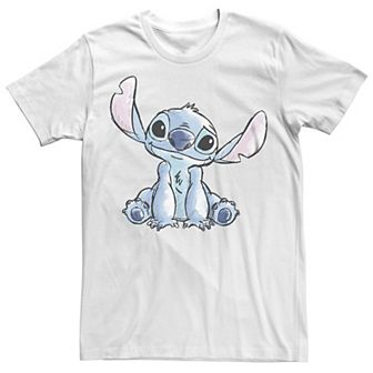 Disney's Lilo & Stitch Alien Sketch Juniors' Boyfriend Graphic Tee