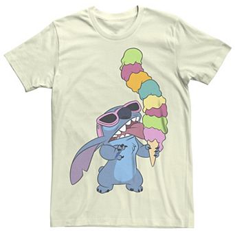 Disney's Lilo & Stitch Juniors' Ice Cream Pile Boyfriend Graphic Tee