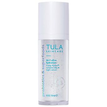 TULA Skincare 24-7 Ultra Hydration Triple-Hydra Complex Day & Night Serum with Hyaluronic Acid, Squalane & Collagen