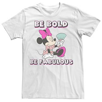 Disney's Minnie Mouse Be Bold Fabulous Juniors' Boyfriend Graphic Tee