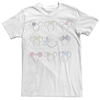 Disney's Minnie Mouse Stacked Ears Juniors' Boyfriend Graphic Tee
