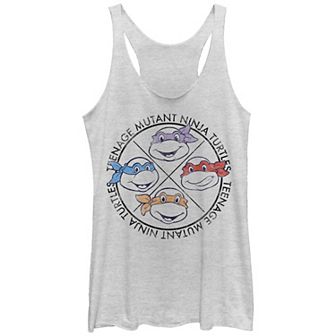 Juniors' Nickelodeon Teenage Mutant Ninja Turtles Heroes Crossed Lines Racerback Tank Top