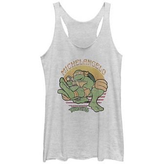 Juniors' Nickelodeon Teenage Mutant Ninja Turtles Michelangelo Sun Racerback Tank Top