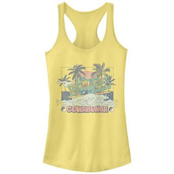 Juniors' Nickelodeon Teenage Mutant Ninja Turtles Cowabunga Pizza Surf Racerback Tank Top