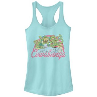 Juniors' Nickelodeon Teenage Mutant Ninja Turtles Cowabunga Surf Racerback Tank Top