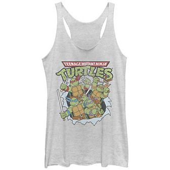Juniors' Nickelodeon Teenage Mutant Ninja Turtles Classic Tear Racerback Tank Top