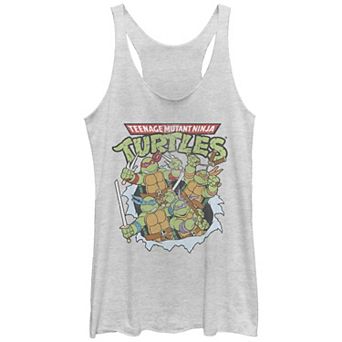 Juniors' Nickelodeon Teenage Mutant Ninja Turtles Classic Tear Racerback Tank Top