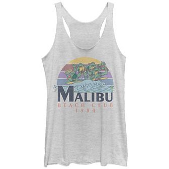 Juniors' Nickelodeon Teenage Mutant Ninja Turtles Malibu Beach 1984 Racerback Tank Top