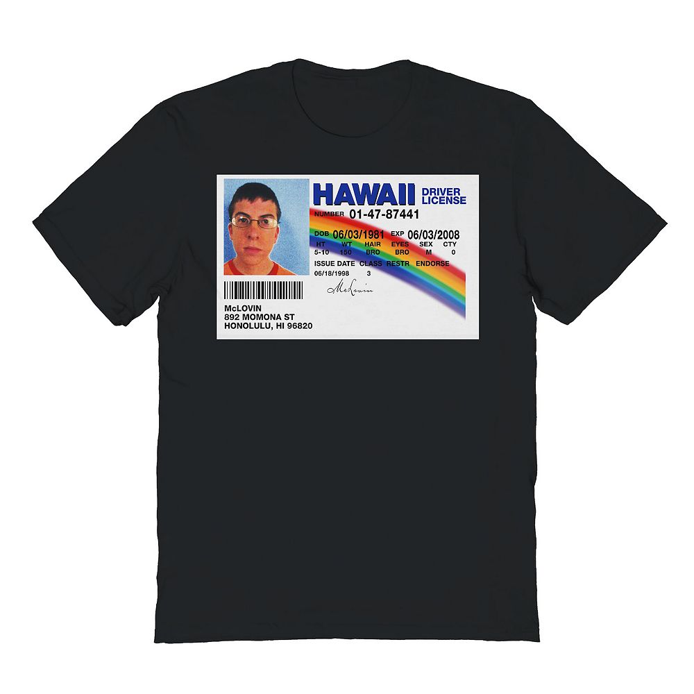 Men's Superbad McLovin ID Graphic Tee