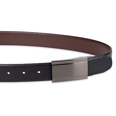 Men's Sonoma Goods For Life® Two-In-One Reversible Modern Plaque Dress Belt
