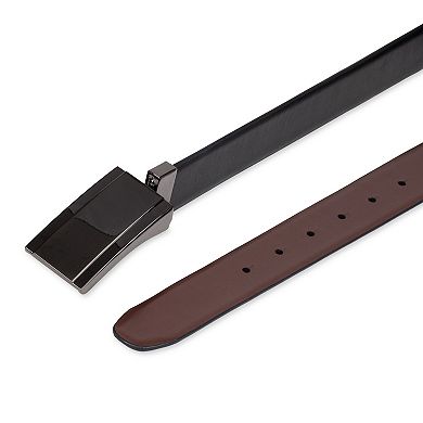 Men's Sonoma Goods For Life® Two-In-One Reversible Modern Plaque Dress Belt