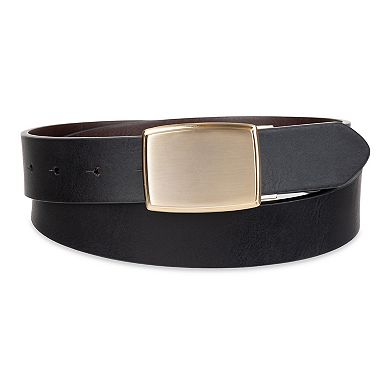 Men's Sonoma Goods For Life® Two-In-One Reversible Traditional Plaque Buckle Dress Belt