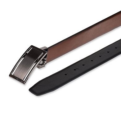 Men's Sonoma Goods For Life® Two-In-One Reversible Cut Out Plaque Buckle Dress Belt