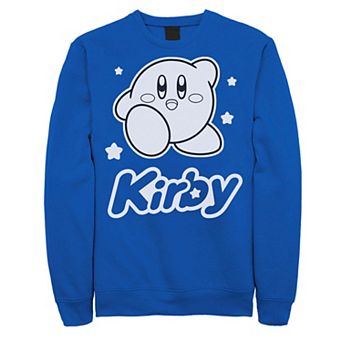 Men's Nintendo Kirby Monochrome Style Graphic Fleece
