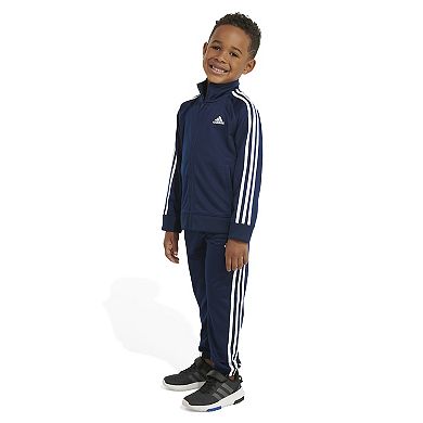 Toddler Boy adidas Tricot Jacket and Jogger Set