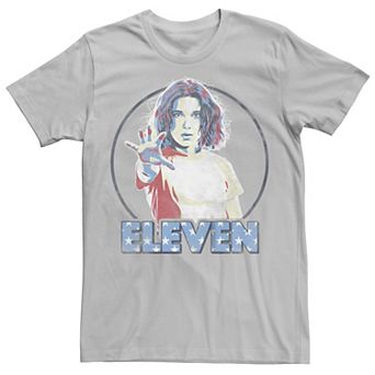 Men's Stranger Things Eleven Stars Filled Letters Graphic Tee