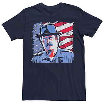 Men's Stranger Things Chief Hopper USA Pride Graphic Tee