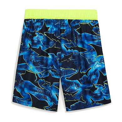 Boys 4-20 ZeroXposur Shark Print Swim Shorts