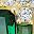 Gold Tone Green