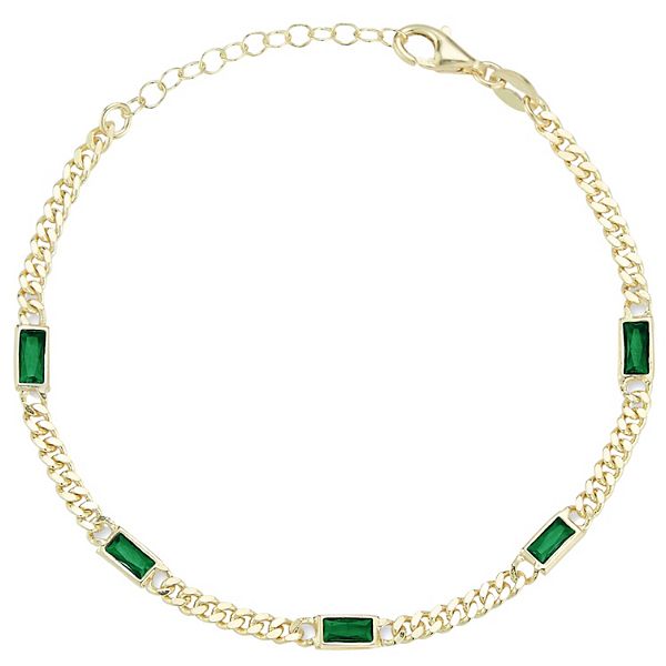 Kohls on sale emerald bracelet