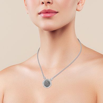 Sunkissed Sterling Cubic Zirconia Curb Chain Necklace