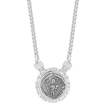 Sunkissed Sterling Cubic Zirconia Curb Chain Necklace