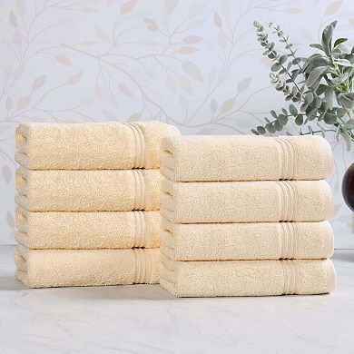 SUPERIOR 8-piece Egyptian Cotton Hand Towel Set