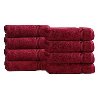 SUPERIOR 8 pc Egyptian Cotton Hand Towel Set