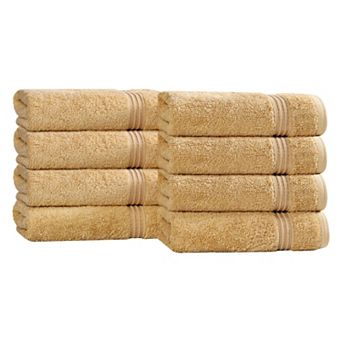 SUPERIOR 8 pc Egyptian Cotton Hand Towel Set