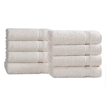 SUPERIOR 8 pc Egyptian Cotton Hand Towel Set