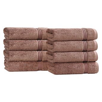 SUPERIOR 8 pc Egyptian Cotton Hand Towel Set