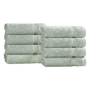 SUPERIOR 8 pc Egyptian Cotton Hand Towel Set