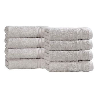 SUPERIOR 8 pc Egyptian Cotton Hand Towel Set