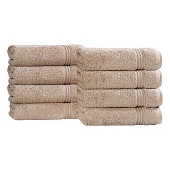 SUPERIOR 8 pc Egyptian Cotton Hand Towel Set