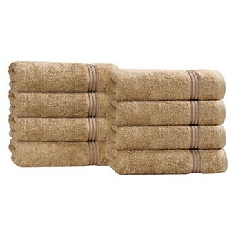 SUPERIOR 8 pc Egyptian Cotton Hand Towel Set