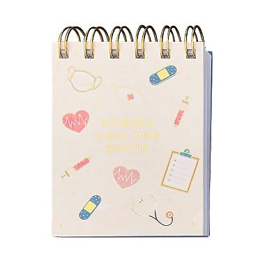 Punch Studio Nurse Icons Spiral Notepad