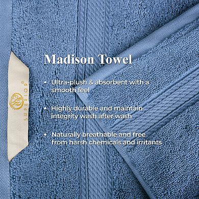SUPERIOR 6-piece Egyptian Cotton Bath Towel Set