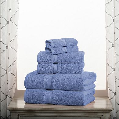 SUPERIOR 6-piece Egyptian Cotton Bath Towel Set