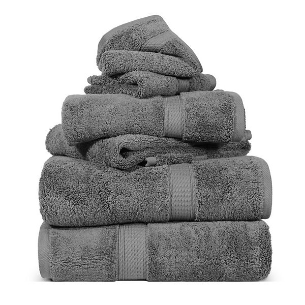 SUPERIOR 6piece Egyptian Cotton Bath Towel Set