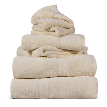 SUPERIOR 6 pc Egyptian Cotton Bath Towel Set