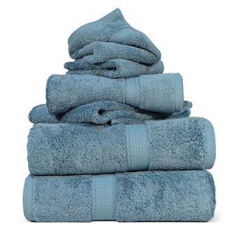 SUPERIOR 6 pc Egyptian Cotton Bath Towel Set