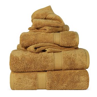 SUPERIOR 6 pc Egyptian Cotton Bath Towel Set
