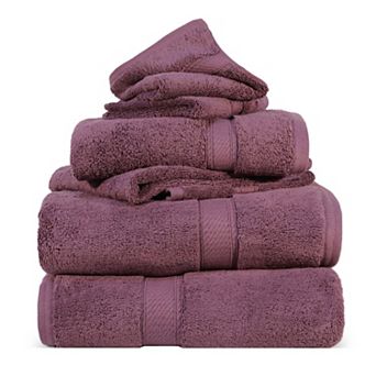 SUPERIOR 6 pc Egyptian Cotton Bath Towel Set