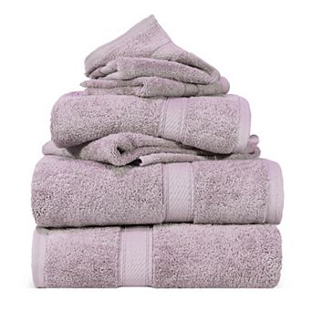SUPERIOR 6 pc Egyptian Cotton Bath Towel Set