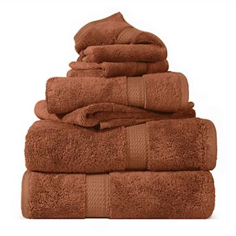 SUPERIOR 6 pc Egyptian Cotton Bath Towel Set