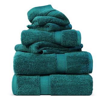 SUPERIOR 6 pc Egyptian Cotton Bath Towel Set