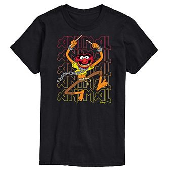 Disney's Men's The Muppets Animal Stacked Tee