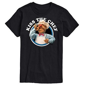 Disney's Men's The Muppets Kiss The Chef Tee